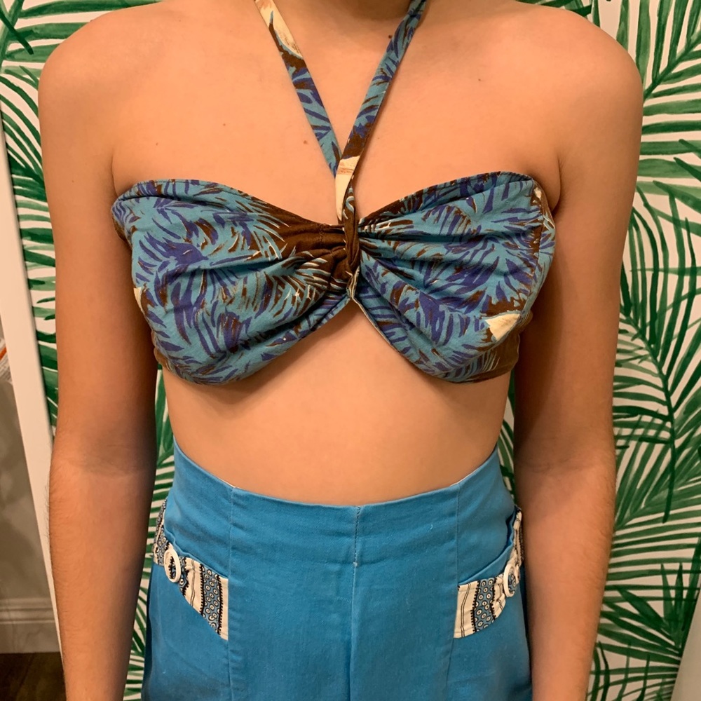 Cute tiki VLV Vintage bra top 1950s? SM pin up